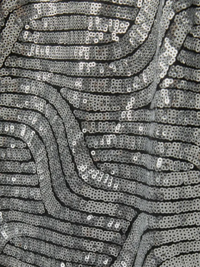 REISS Dresses Women Halston Sequin Mini Dress Silver