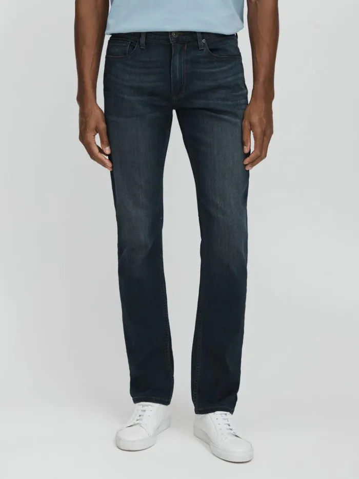 REISS Jeans Men Paige Blue Straight Leg Jeans Blakely