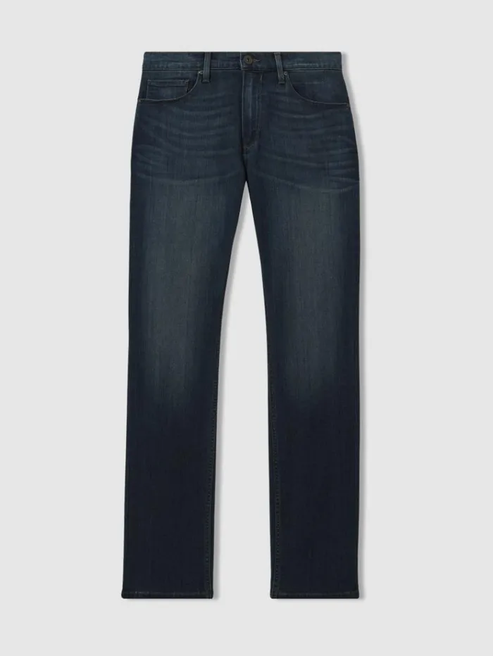 REISS Jeans Men Paige Blue Straight Leg Jeans Blakely