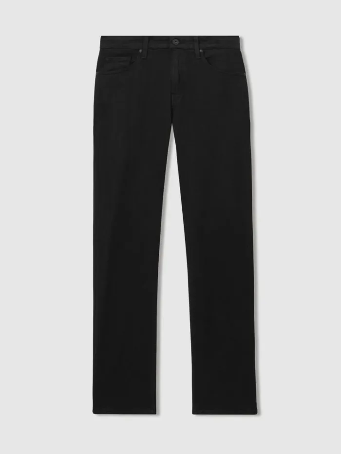 REISS Jeans Men Paige Straight Leg Jeans Black Shadow