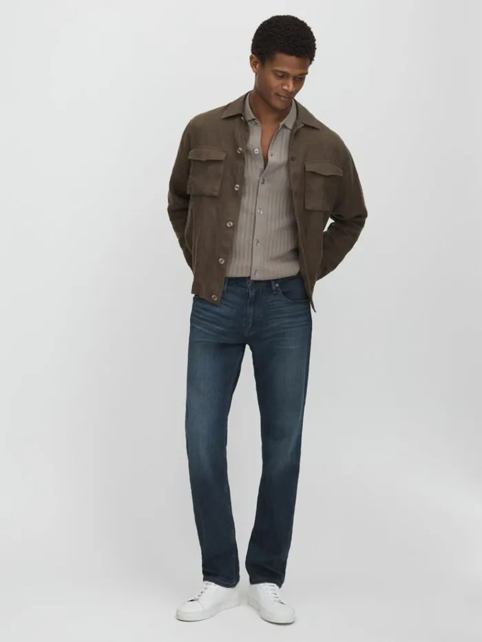 REISS Jeans Men Paige Straight Leg Jeans Rodriguez