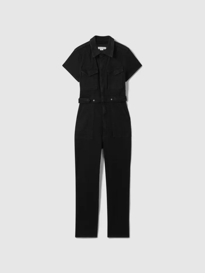 REISS Jumpsuits and Rompers Women Good American Denim Jumpsuit Black