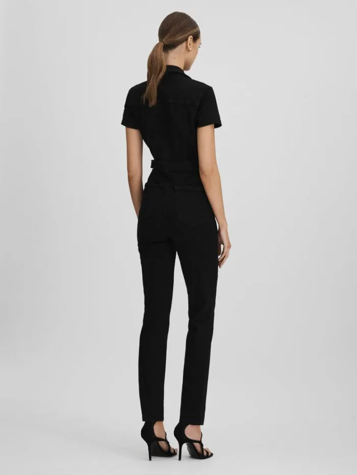 REISS Jumpsuits and Rompers Women Good American Denim Jumpsuit Black