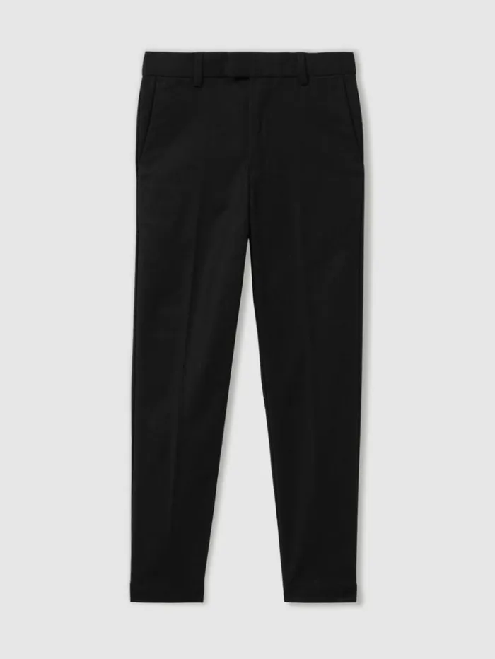 REISS Pants Children Slim Fit Chinos Black