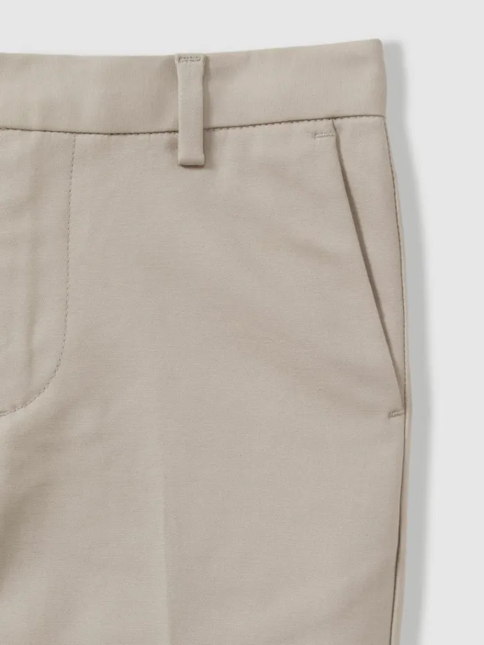 REISS Pants Children Slim Fit Chinos Stone