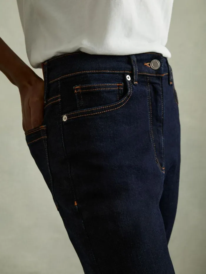 REISS Pants Women Skinny Jeans Dark Blue