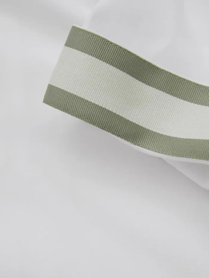 REISS Shirts Men Ch Cuff Detail Cuban Collar Shirt White