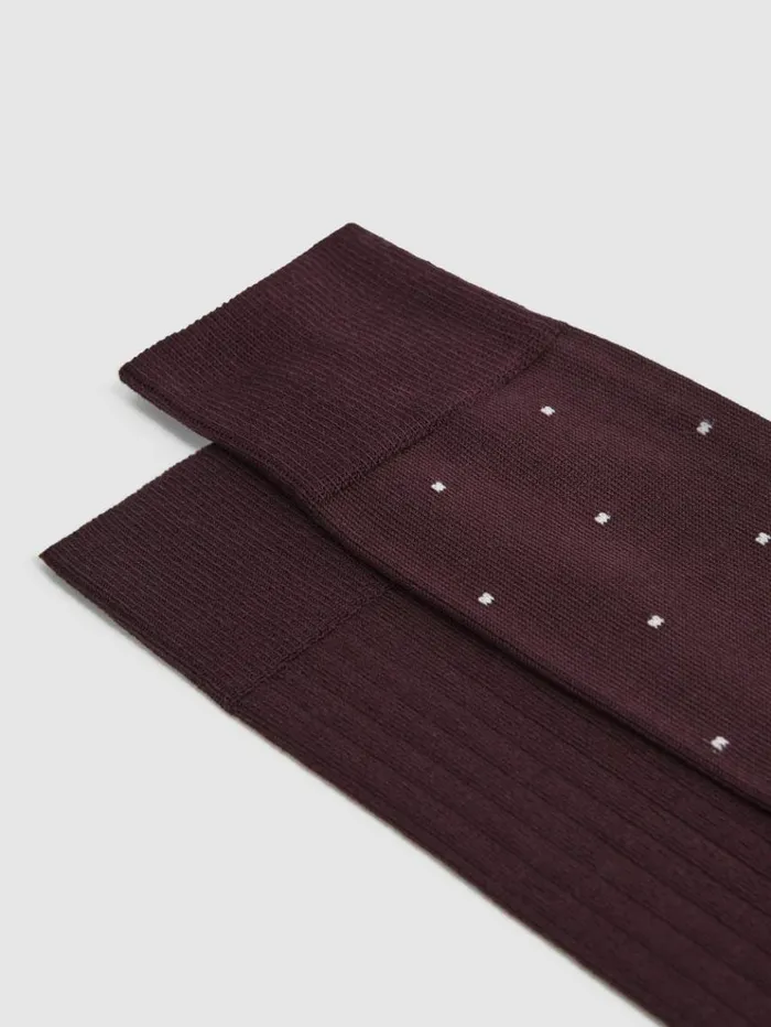 REISS Socks and Underwear Men 2 Pack Of Socks Bordeaux