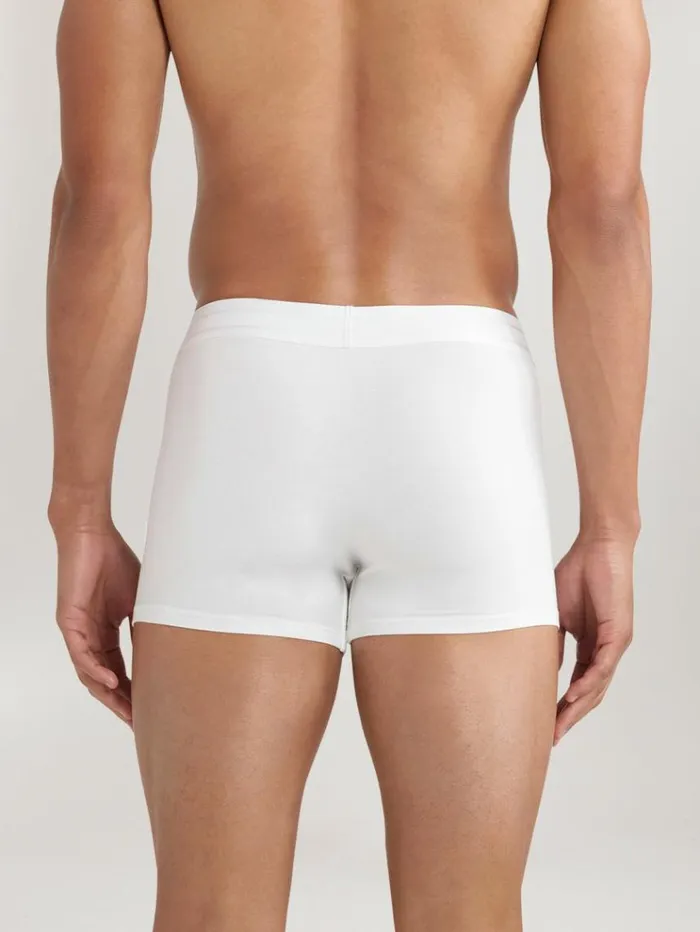 REISS Socks and Underwear Men CH Studios Boxer Trunks With TENCEL Fibers White