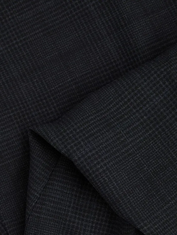REISS Suits and Tailoring Men Wool Blend Prince Of Wales Check Trousers Navy