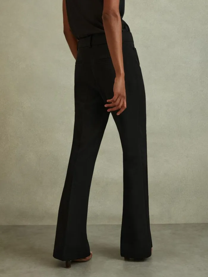 REISS Suits and Tailoring Women Flared Suit Trousers Black
