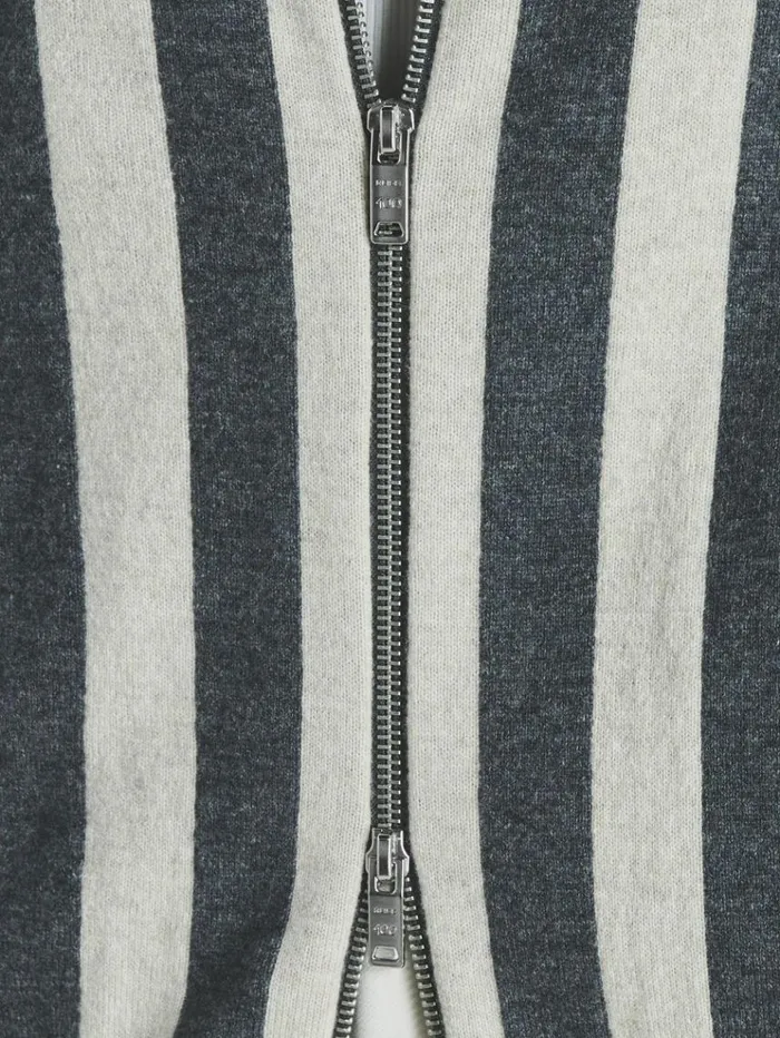 REISS Sweaters WomenMen Reiss Les 100 Ciels Wool And Cashmere Cardigan Charcoalcream