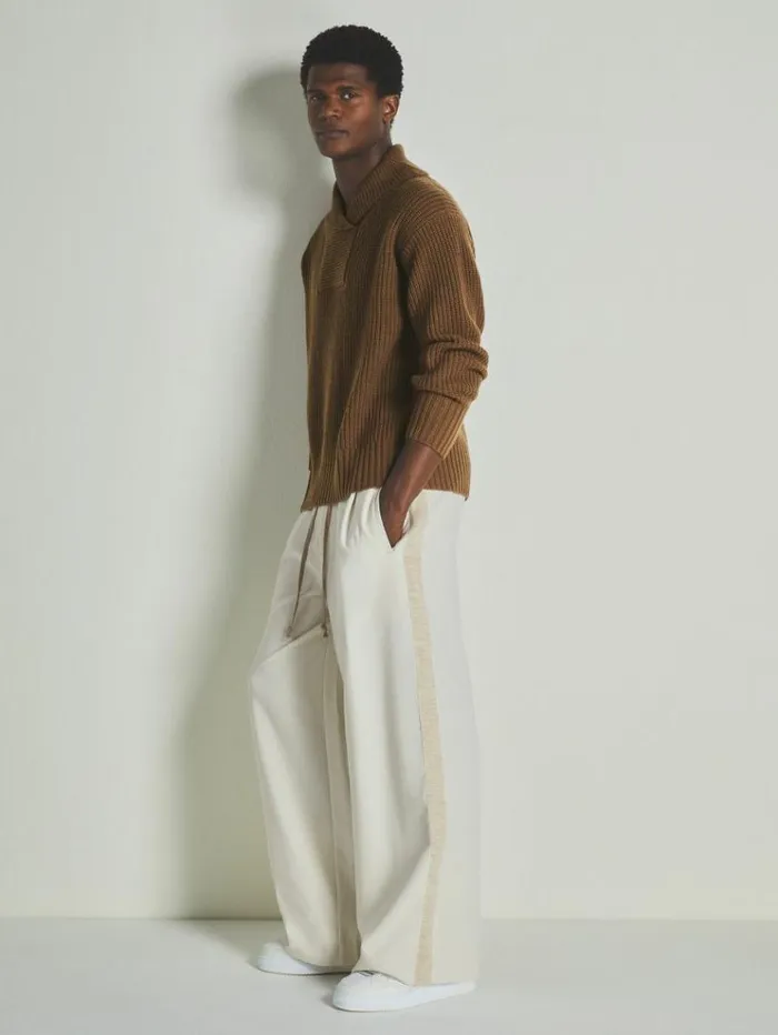 REISS Sweaters WomenMen Reiss Les 100 Ciels Wool And Cashmere Jumper Chestnut