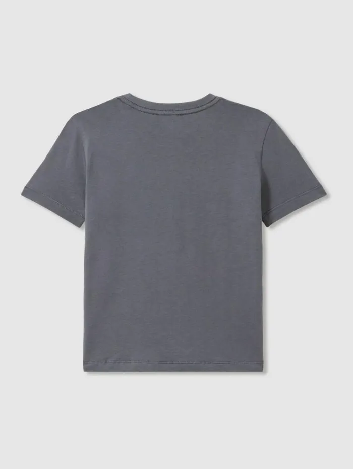 REISS TShirts Children Crew Neck TShirt Washed Airforce Blue