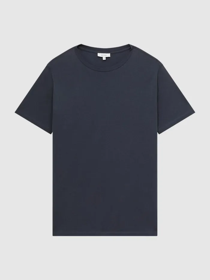 REISS TShirts Men Crew Neck TShirt Airforce Blue