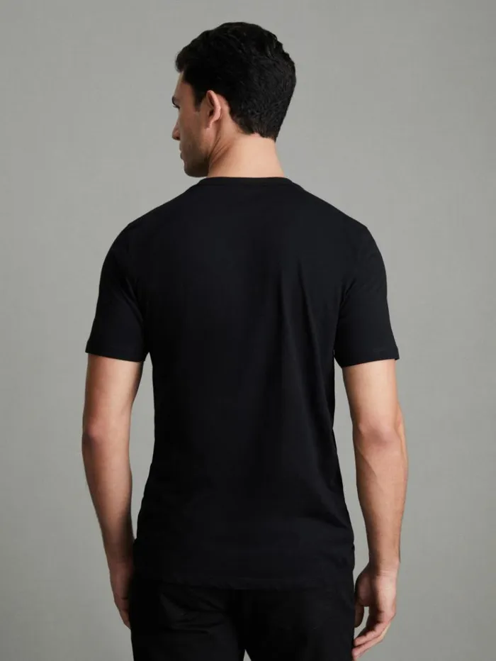 REISS TShirts Men Crew Neck TShirt Black