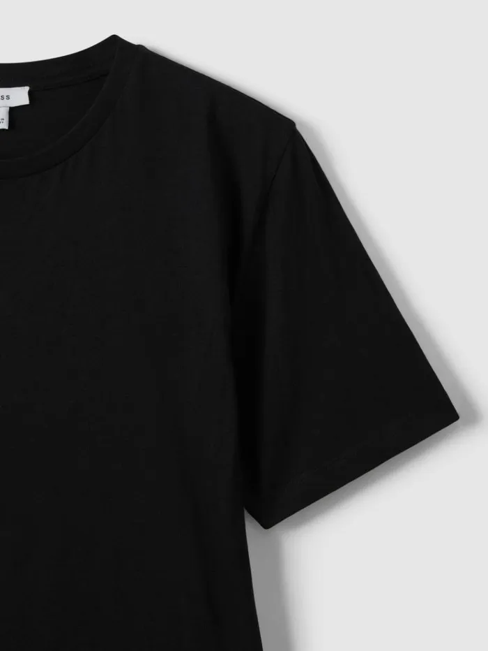 REISS TShirts Men Crew Neck TShirt Black
