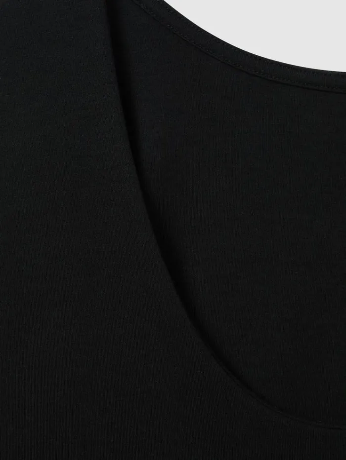 REISS Tops Women Scoop Neck Vest Black