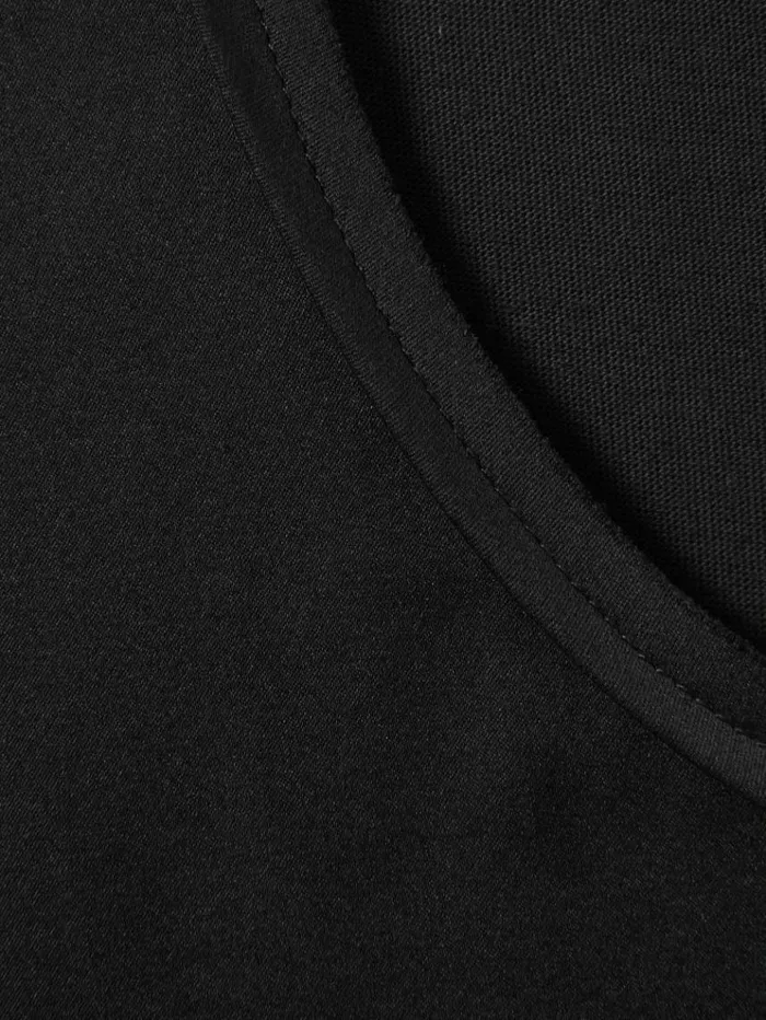 REISS Tops Women Silk Front Vest Black