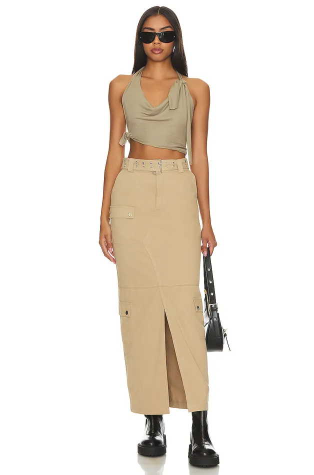 Remy Maxi Skirt Taupe Neutral Women Lovers and Friends Skirts Remy Maxi Skirt Taupe Neutral Women Lovers and Friends Skirts