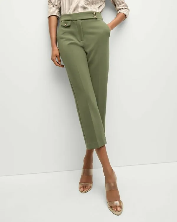 Renzo Pant Stone Army Women Veronica Beard Pants
