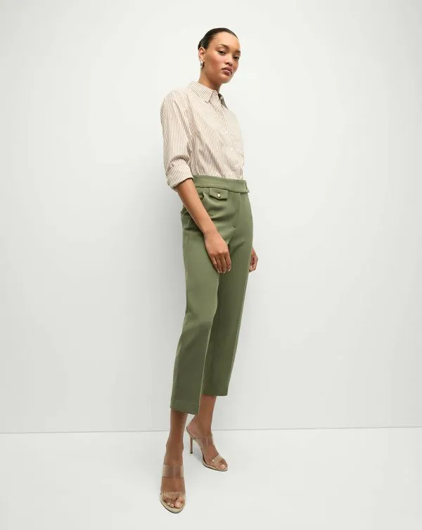 Renzo Pant Stone Army Women Veronica Beard Pants