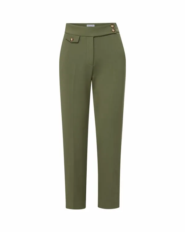Renzo Pant Stone Army Women Veronica Beard Pants
