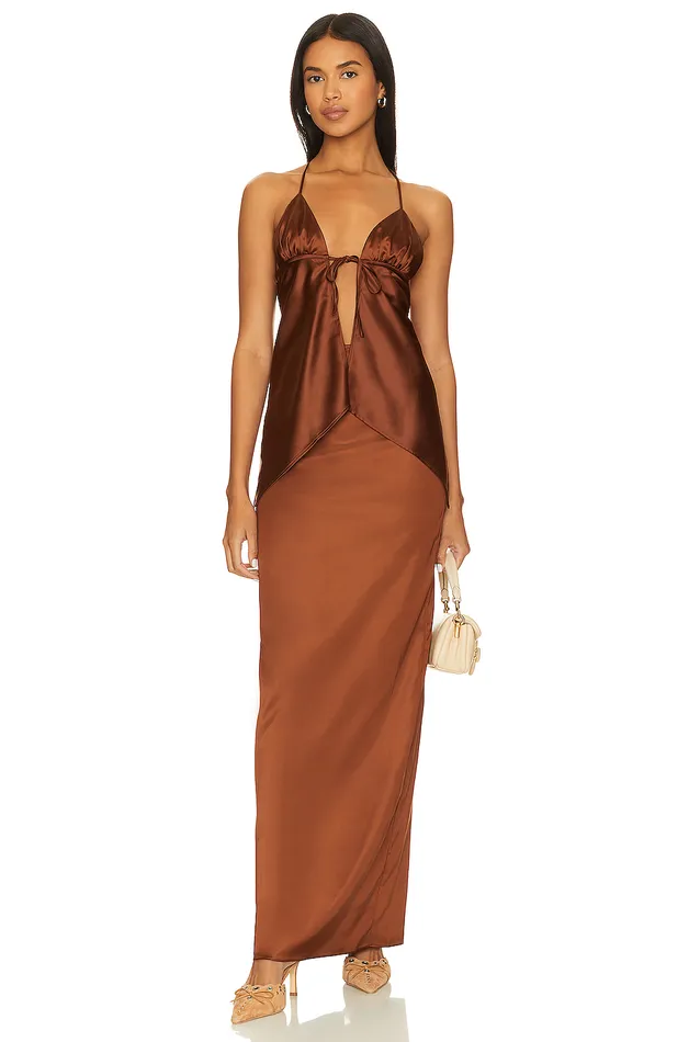 River Maxi Skirt Chocolate Brown Women Lovers and Friends Skirts River Maxi Skirt Chocolate Brown Women Lovers and Friends Skirts