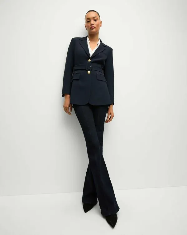 Ryanne Belted Dickey Jacket Navy Women Veronica Beard Jackets and Outerwear Ryanne Belted Dickey Jacket Navy Women Veronica Beard Jackets and Outerwear