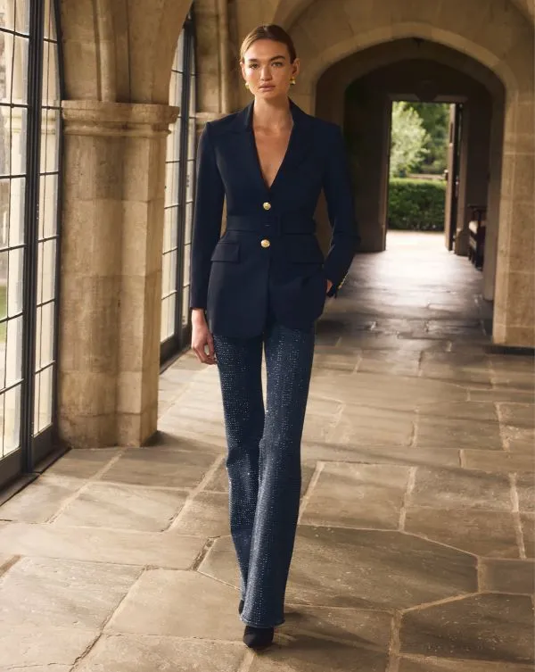 Ryanne Belted Dickey Jacket Navy Women Veronica Beard Jackets and Outerwear Ryanne Belted Dickey Jacket Navy Women Veronica Beard Jackets and Outerwear