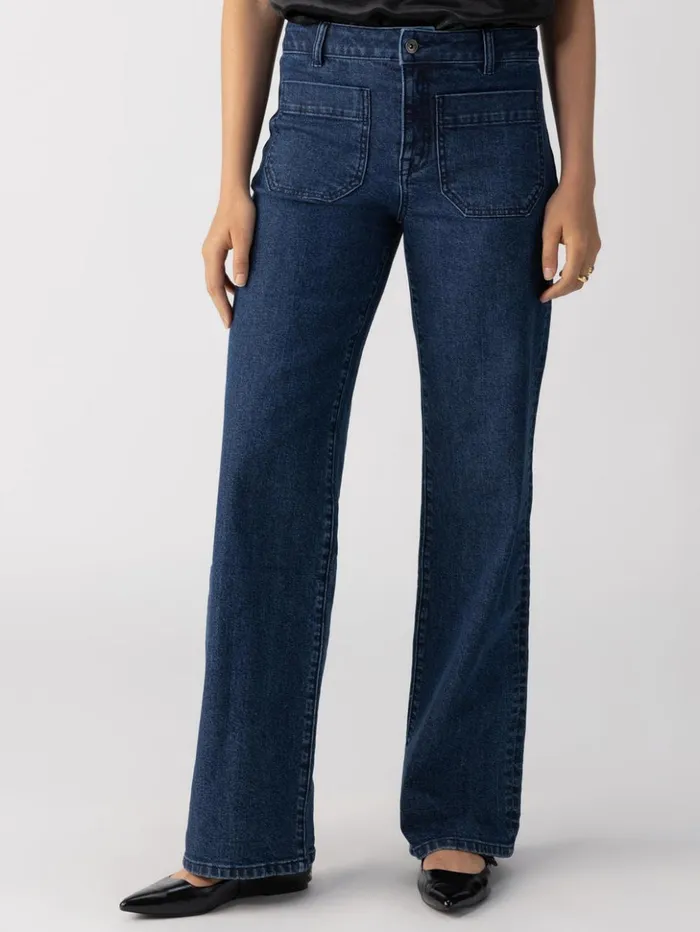 Sanctuary Clothing Denim Women Marine Full Length Standard Rise Jeans Aspen