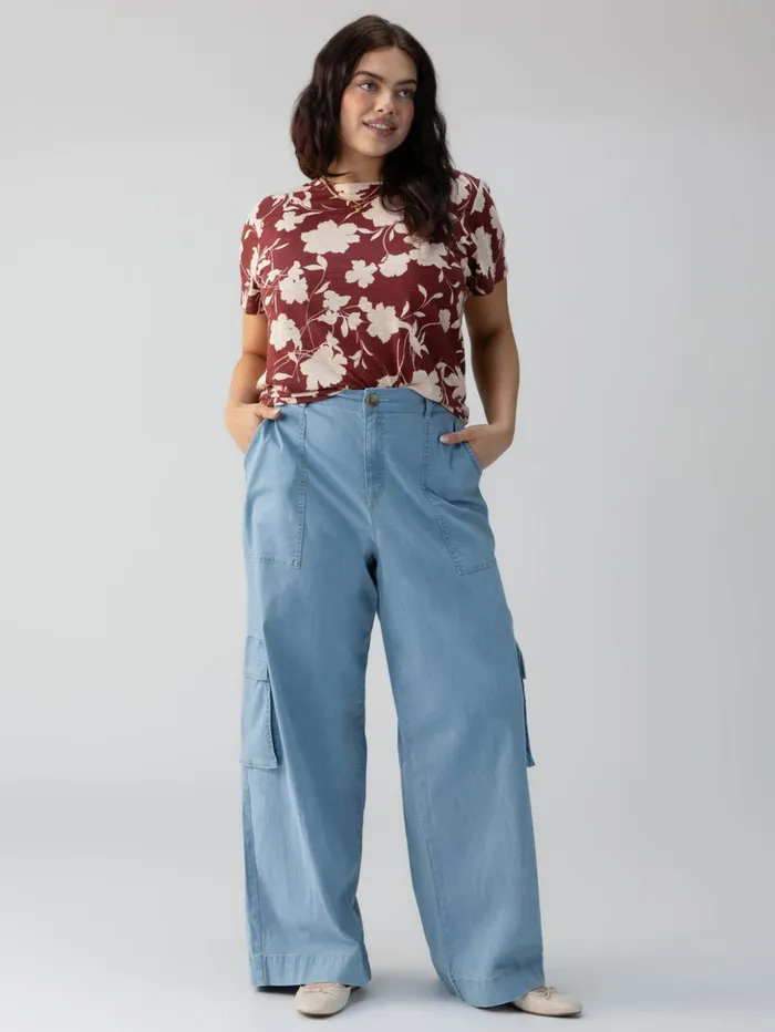 Sanctuary Clothing Inclusive Women Sunset SemiHigh Rise Denim Pant Pale Blue Inclusive Collection