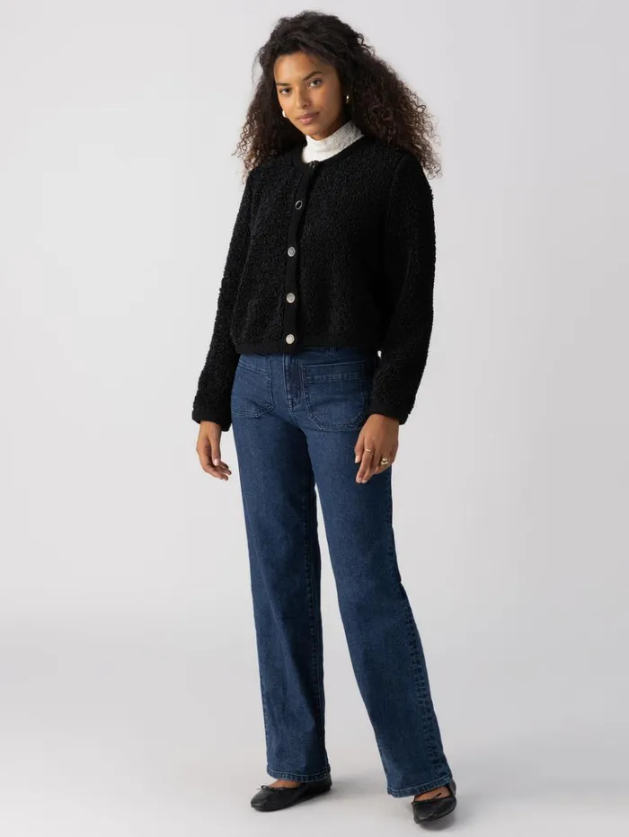 Sanctuary Clothing Jackets and Outerwear Women Cozy Cardigan Black Sanctuary Clothing Jackets and Outerwear Women Cozy Cardigan Black