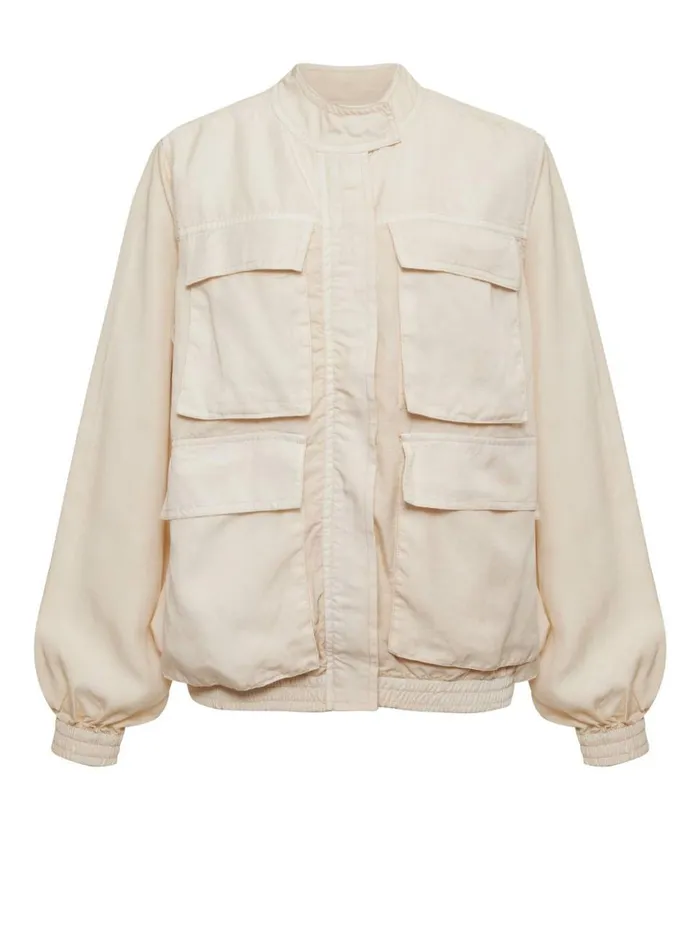 Sanctuary Clothing Jackets and Outerwear Women Field Utility Jacket Birch
