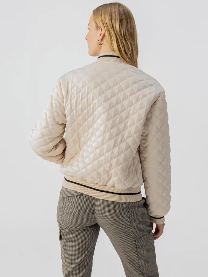 Sanctuary Clothing Jackets and Outerwear Women Marilyn Bomber Jacket Toasted Almond Sanctuary Clothing Jackets and Outerwear Women Marilyn Bomber Jacket Toasted Almond