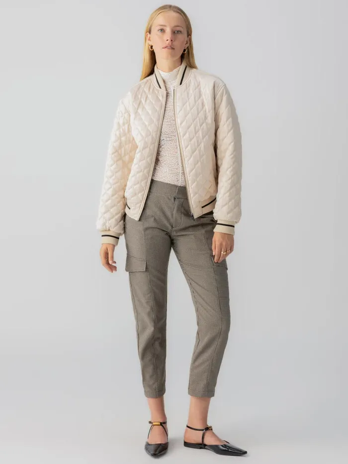 Sanctuary Clothing Jackets and Outerwear Women Marilyn Bomber Jacket Toasted Almond Sanctuary Clothing Jackets and Outerwear Women Marilyn Bomber Jacket Toasted Almond
