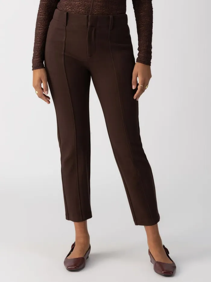 Sanctuary Clothing Leggings Women Cassie SemiHigh Rise Legging Coffee