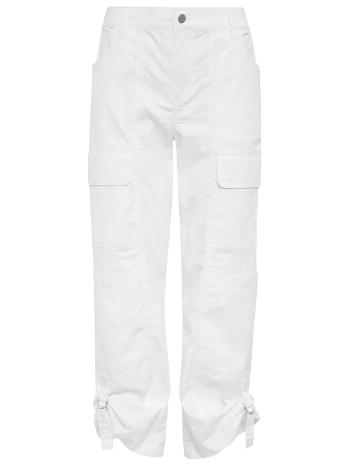 Sanctuary Clothing Pants Women Cali Cargo Standard Rise Pant White