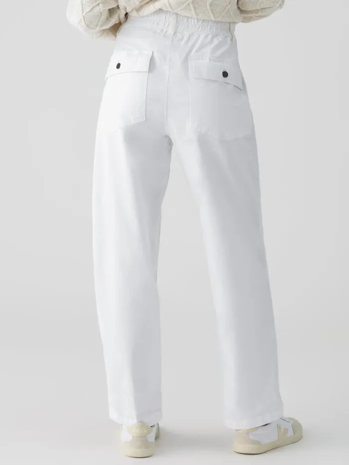 Sanctuary Clothing Pants Women Cruiser Chino SemiHigh Rise Pant Chalk