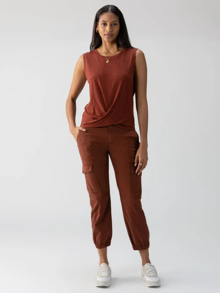 Sanctuary Clothing Pants Women Rebel Standard Rise Pant Rich Clay