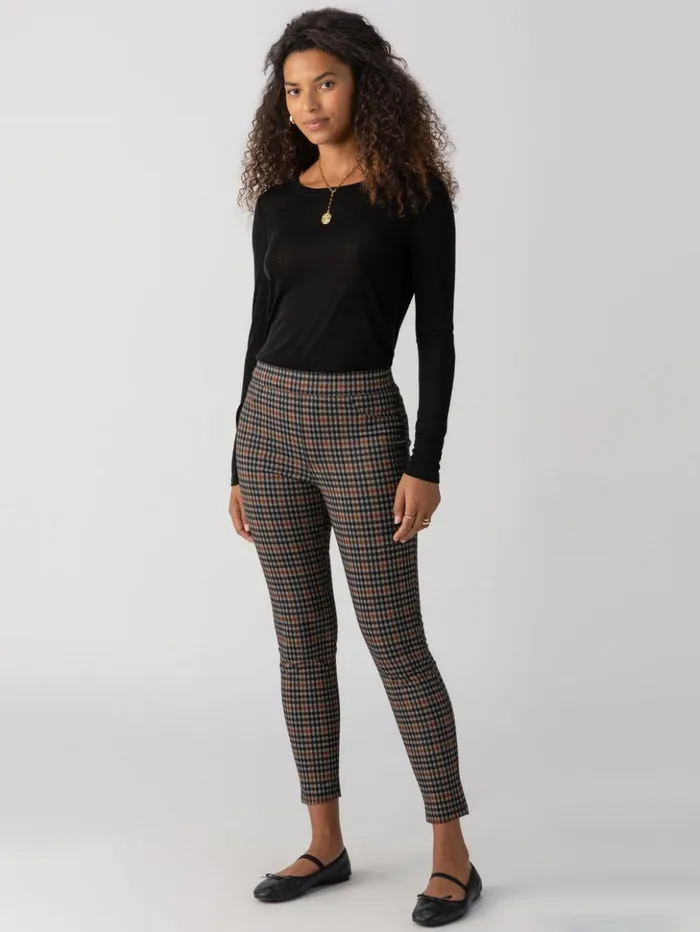 Sanctuary Clothing Pants Women Runway SemiHigh Rise Legging Arrow Plaid Sanctuary Clothing Pants Women Runway SemiHigh Rise Legging Arrow Plaid