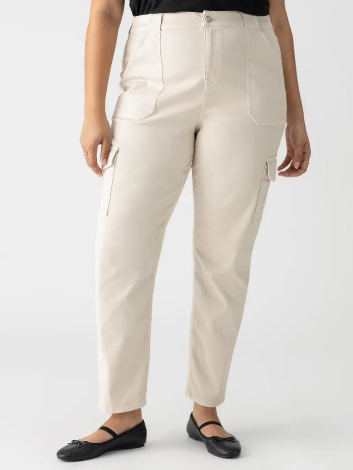 Sanctuary Clothing Pants Women Sculpted Hayden Cargo Standard Rise Pant Toasted Almond Inclusive Collection Sanctuary Clothing Pants Women Sculpted Hayden Cargo Standard Rise Pant Toasted Almond Inclusive Collection