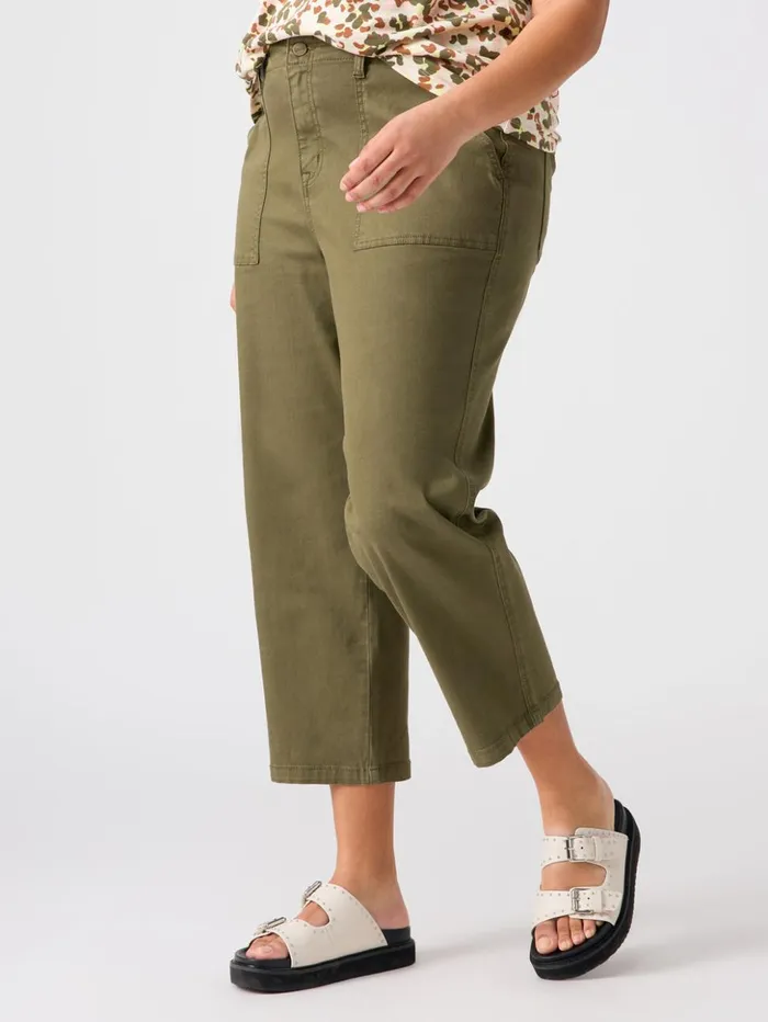 Sanctuary Clothing Pants Women Vacation Crop High Rise Pant Burnt Olive Inclusive Collection Sanctuary Clothing Pants Women Vacation Crop High Rise Pant Burnt Olive Inclusive Collection