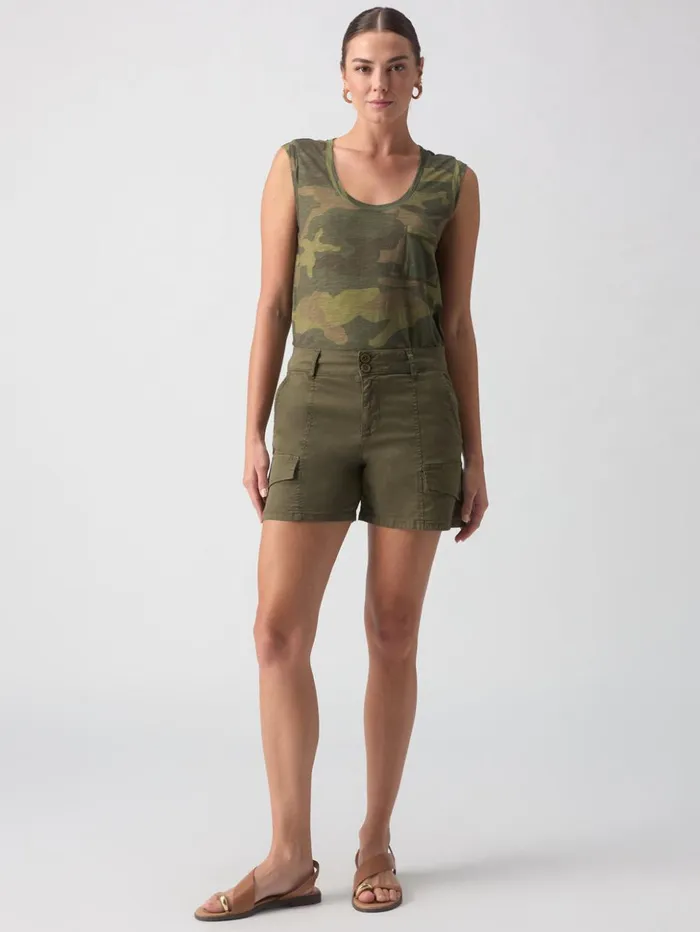 Sanctuary Clothing Shorts Women Rebel Standard Rise Short Hiker Green