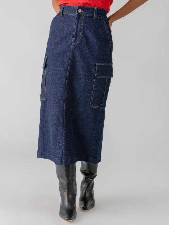 Sanctuary Clothing Skirts Women Essential Cargo Standard Rise Skirt Magnetic