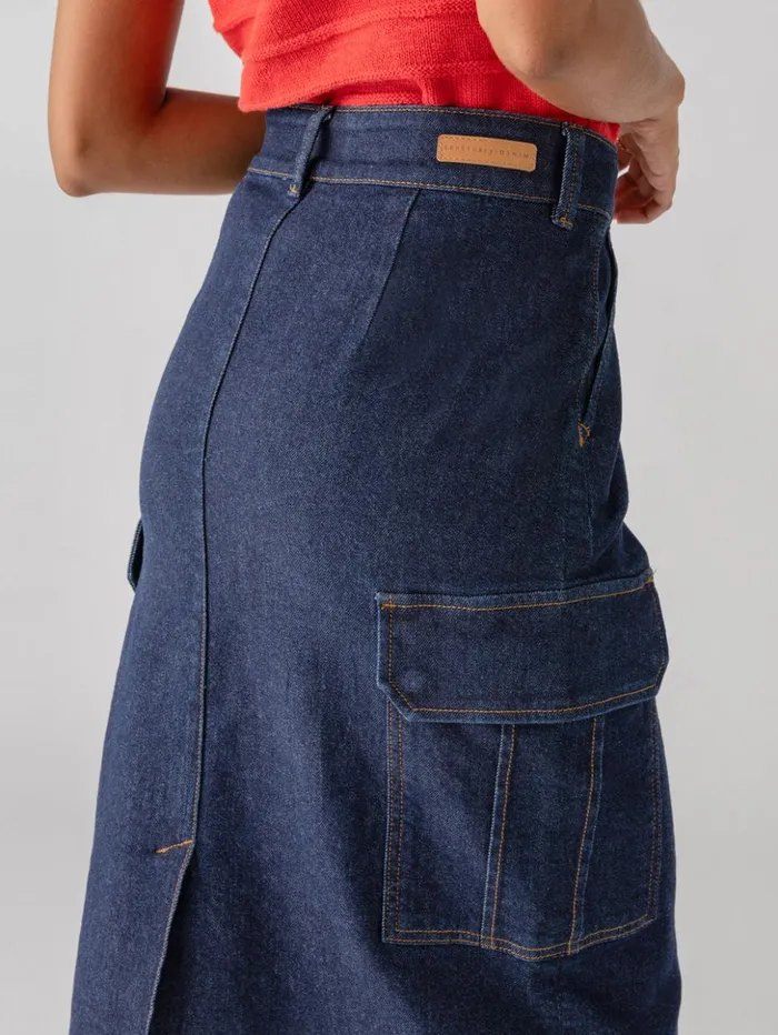 Sanctuary Clothing Skirts Women Essential Cargo Standard Rise Skirt Magnetic