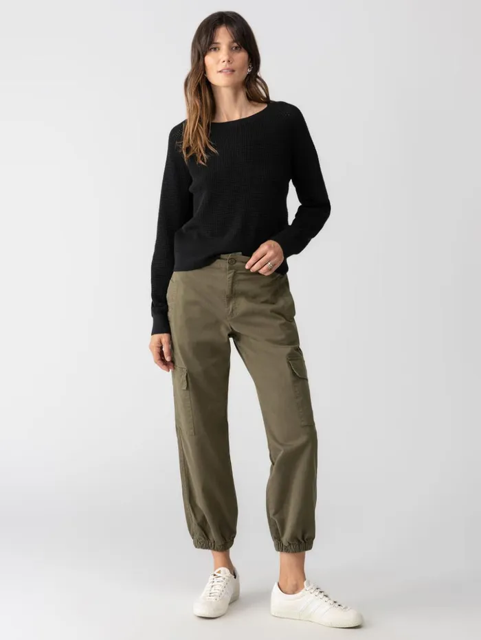 Sanctuary Clothing Sweaters and Cardis Women Everyday Openwork Sweater Black Sanctuary Clothing Sweaters and Cardis Women Everyday Openwork Sweater Black
