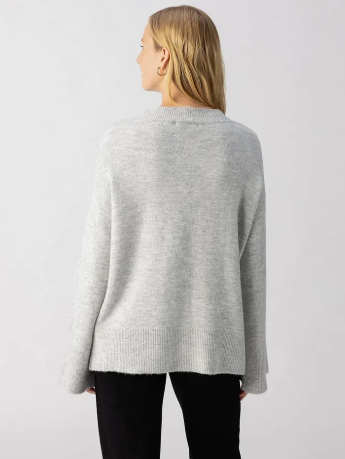 Sanctuary Clothing Sweaters and Cardis Women Street Chic Sweater Heather Grey Sanctuary Clothing Sweaters and Cardis Women Street Chic Sweater Heather Grey
