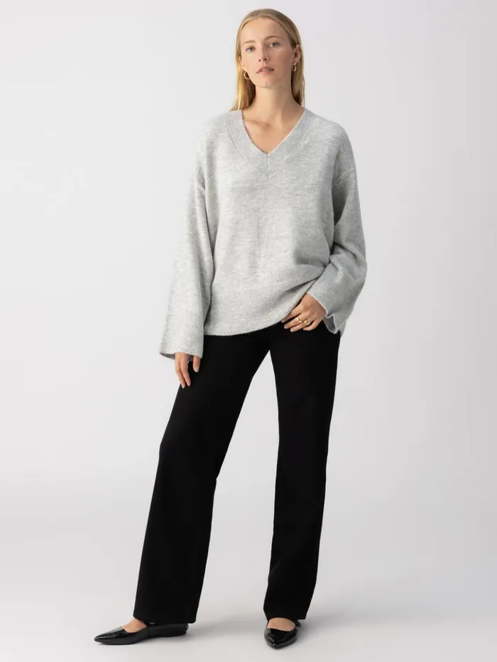 Sanctuary Clothing Sweaters and Cardis Women Street Chic Sweater Heather Grey Sanctuary Clothing Sweaters and Cardis Women Street Chic Sweater Heather Grey