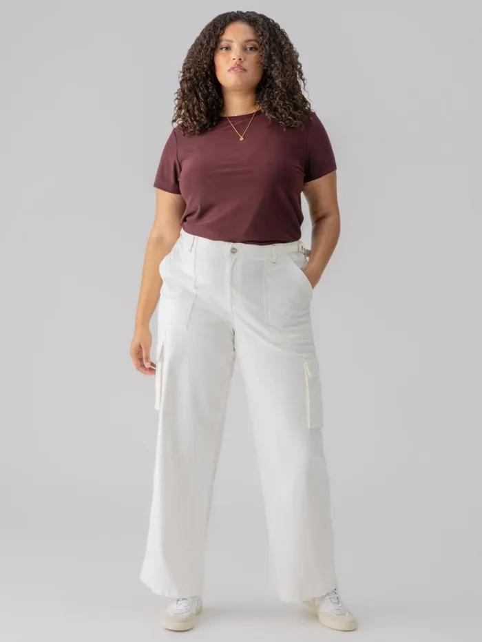 Sanctuary Clothing Tees and Tops Women Perfect Mesh Tee Dark Cherry Inclusive Collection Sanctuary Clothing Tees and Tops Women Perfect Mesh Tee Dark Cherry Inclusive Collection